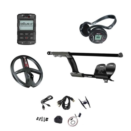 Deus 2 Dedektör - 22,5cm FMF Başlık, WS6 Kulaklık, Ana Kontrol Ünitesi