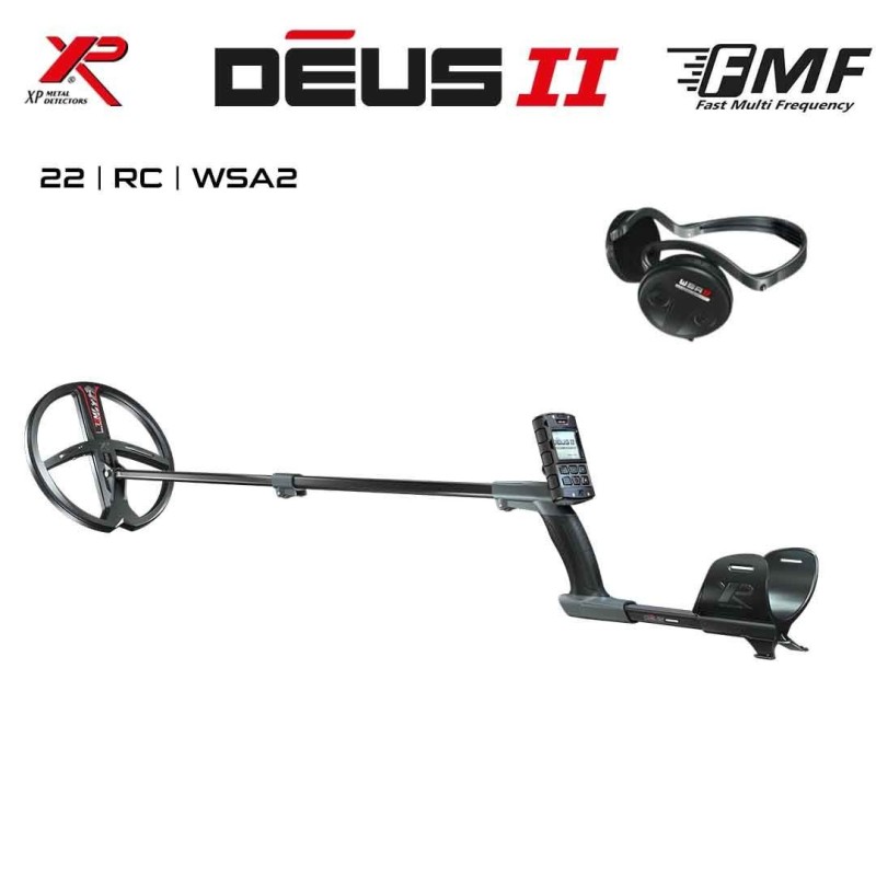 Deus 2 Dedektör - 22,5cm FMF Başlık, Ana Kontrol Ünitesi, WSA2 Kulaklık-XP Deus 2 Dedektör - 22,5cm FMF Başlık, Ana Kontrol Ünitesi, WSA2 Kulaklık-XP