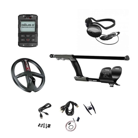 Deus 2 Dedektör - 28cm FMF Başlık, Ana Kontrol Ünitesi, FX03 Kulaklık