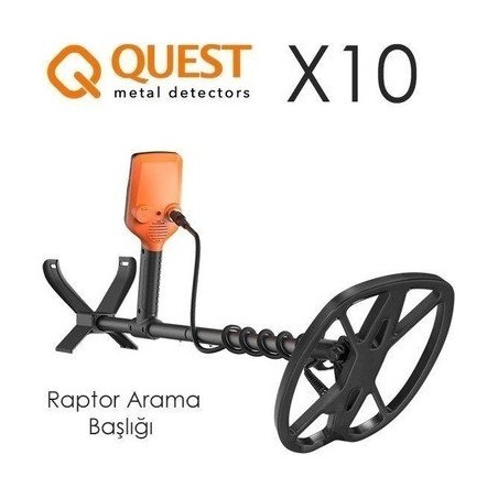 Quest X10 Define Dedektörü - 28 cm Başlıklı