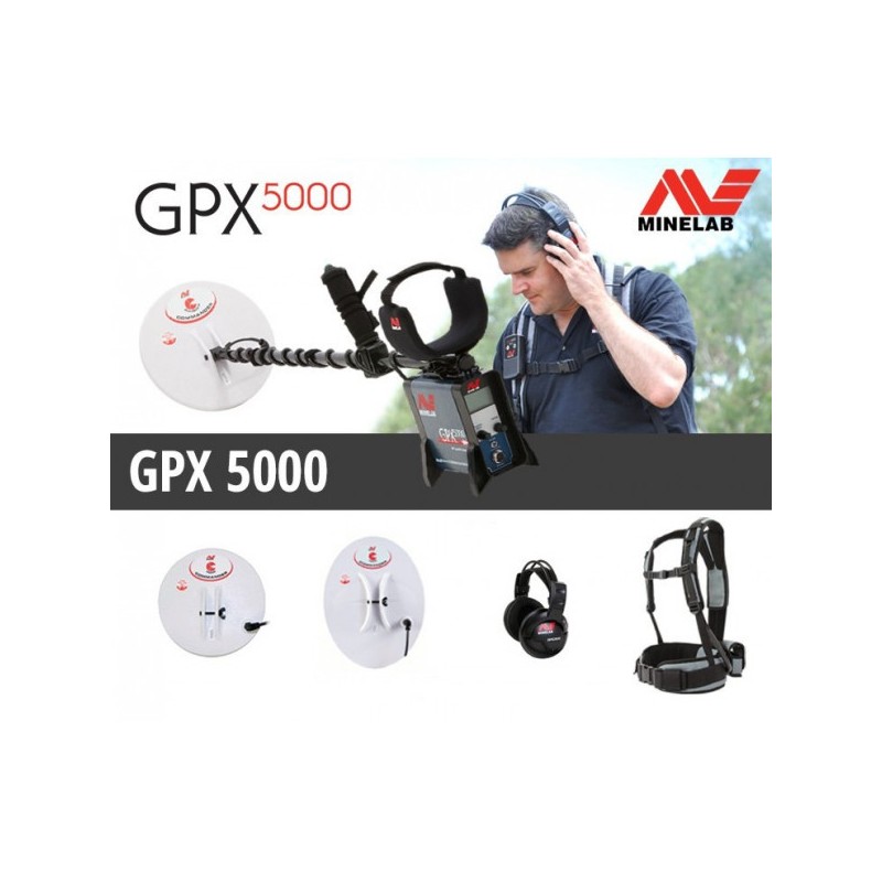 Minelab GPX 5000 Dedektör Çift Başlıklı-Minelab