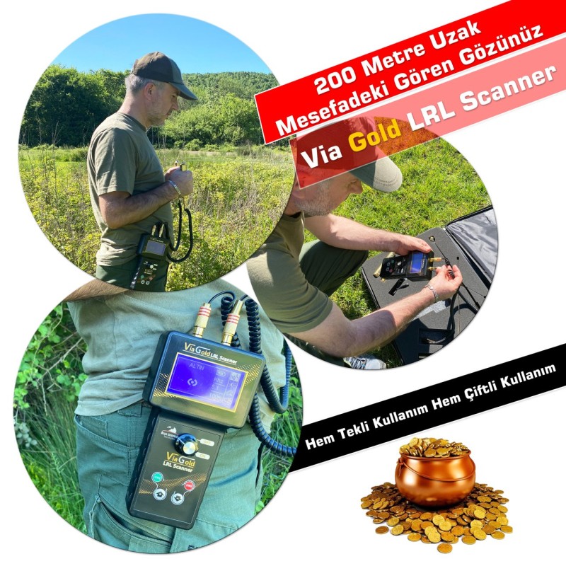 Via Gold Lrl Scanner Alan Tarama Cihazı-Aziz Dedektör