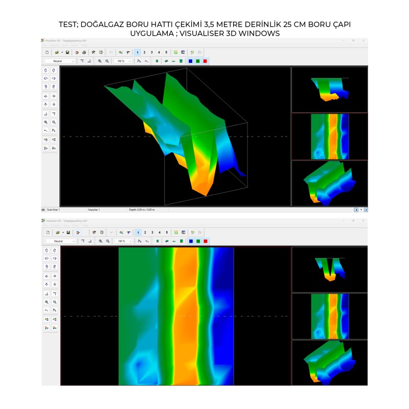 Ground Bender 3D Yeraltı Görüntüleme Sistemi-Electron Detectors