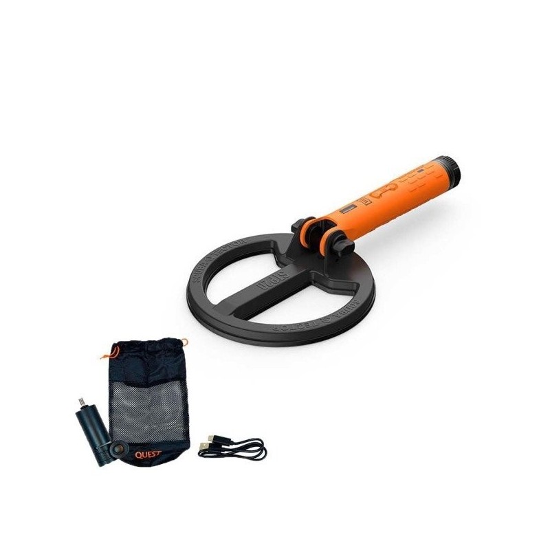 Scuba Tector PRO Su Altı Dedektörü&Sahil Arama Dedektörü - 20 cm Başlıklı-Quest
