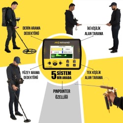 JEOGRAND 2D Ekranlı Dedektör Pro Paket